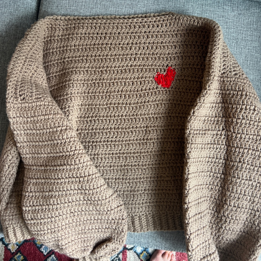 Hand Crochet Sweater